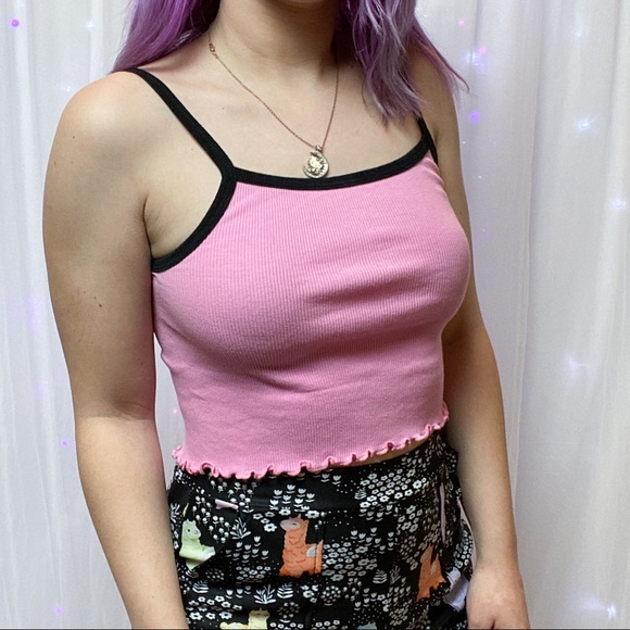 Brandy Melville Tops - Sold💖Brandy Melville pink belle tank
